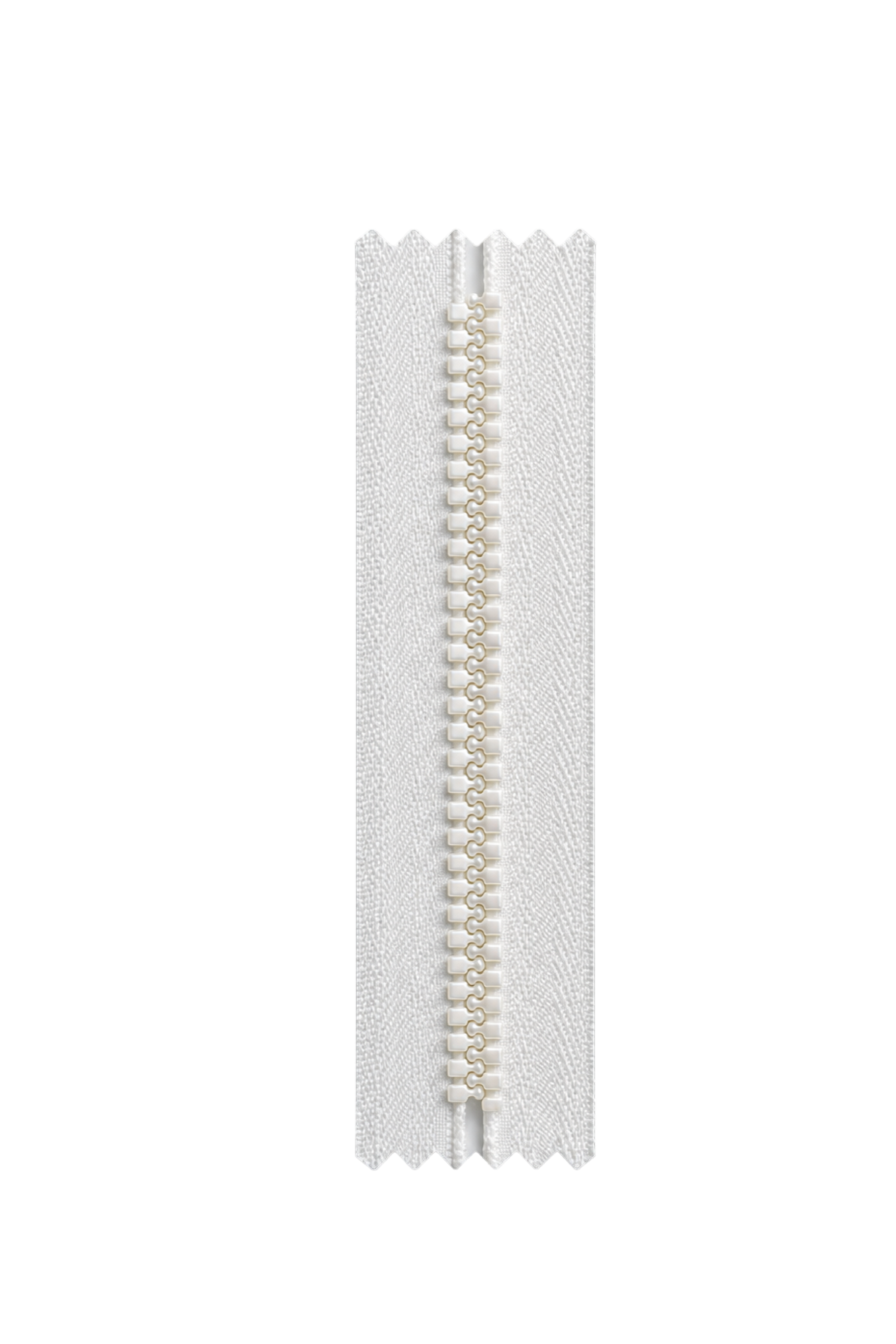 PearlGlow Plastic Teeth Zipper